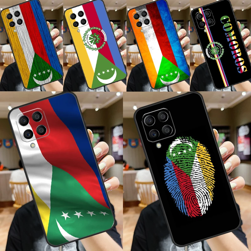 Comoros Flag For Samsung Galaxy M23 M33 M53 M13 M11 M51 M14 M34 M54 M20 M30s M12 M52 M15 M55 M32 Case