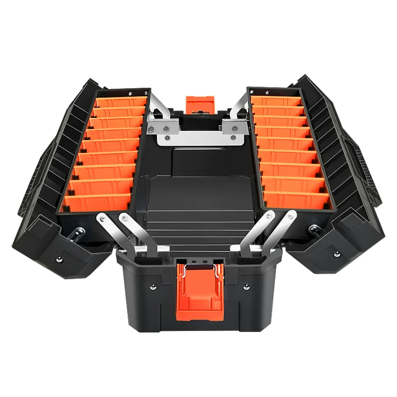 

Toolbox Household Multifunctional Rectangle Portable Empty Box Folding Repair Hardware Household Tools Storage Box