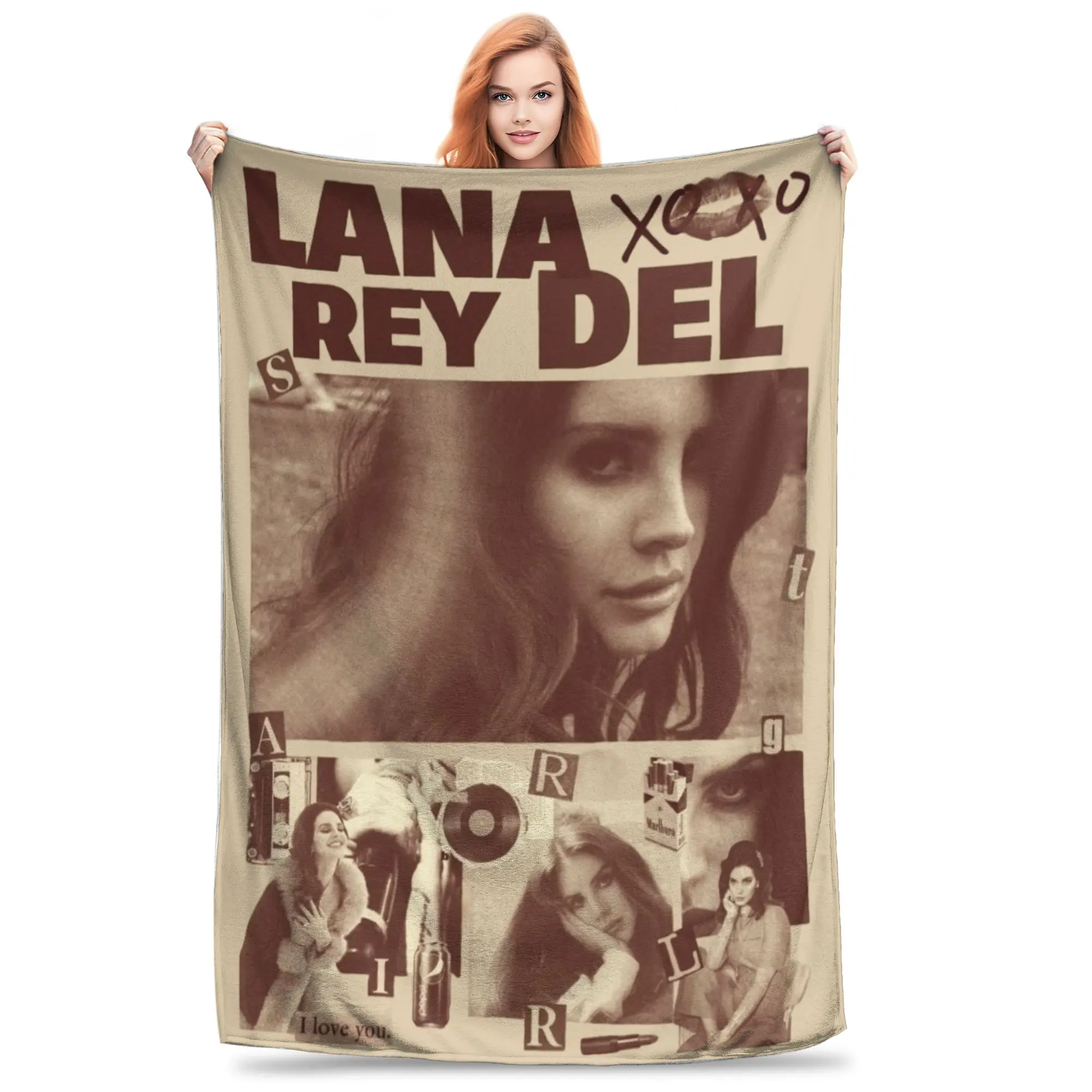 Lana Del Rey Tour Plush Blanket  Awesome Throw Blankets for  Sofa Bedding Lounge 200x150cm Bedspread,