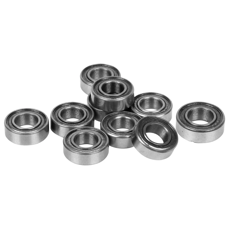 10Pcs Miniature Rubber Sealed Metal Shielded Metric Radial Ball Bearing, MR126 ZZ 6 X 12 X 4MM & 10Pcs 692 ZZ 2X6X3MM