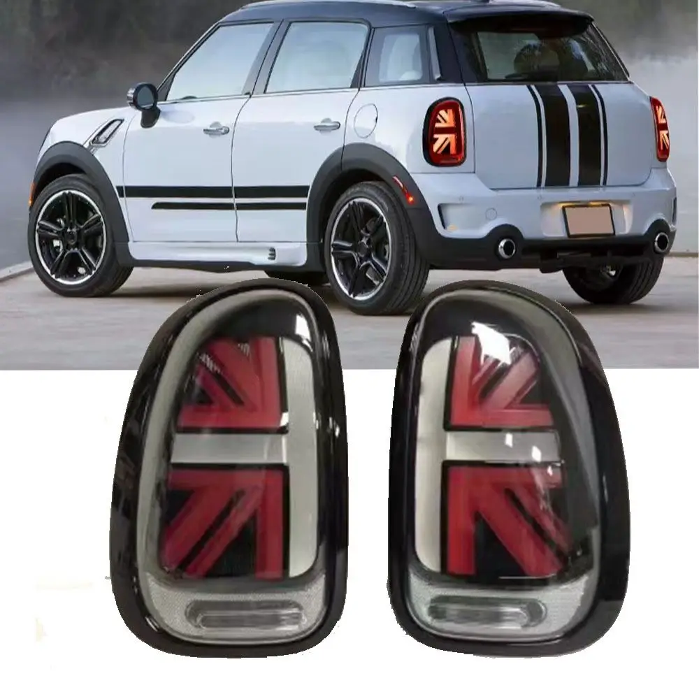 

Pop MINI R60 Tail Light Countryman LED Tail Light Dynamic LED Turn Signal British Flag Shape Car Tailights For BMW Mini 2010-201
