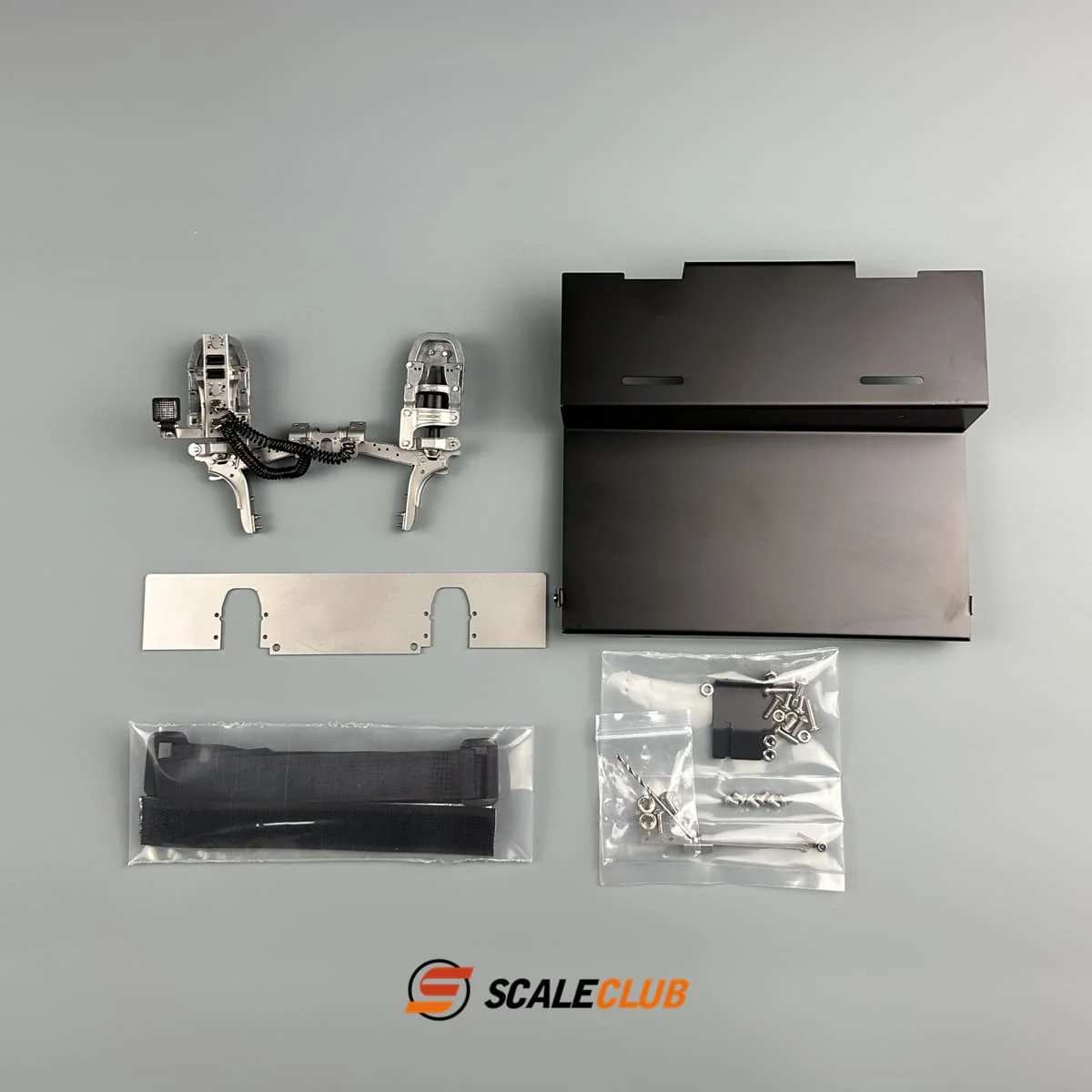 Scaleclub RC 1/14 Sistema di Sospensione con Fibbia Anteriore Per Tamiya Rc Trattore Camion SCANIA 770S 6X4 56368 8X4 56371 Accessori per Camion