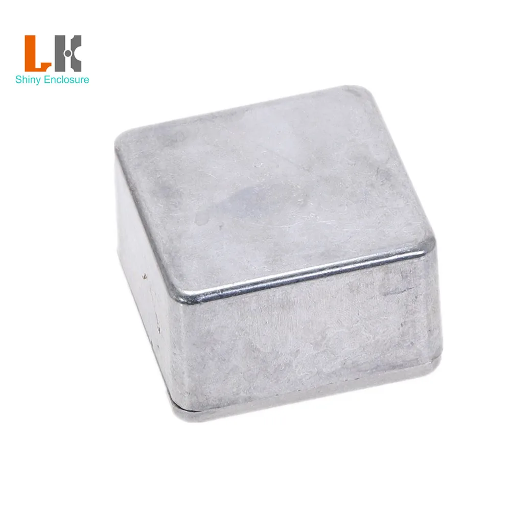 

50.5x50.5x31mm 1590LB Silver Aluminium Enclosure Electronic Diecast Stompbox Project Box Electronic Housing