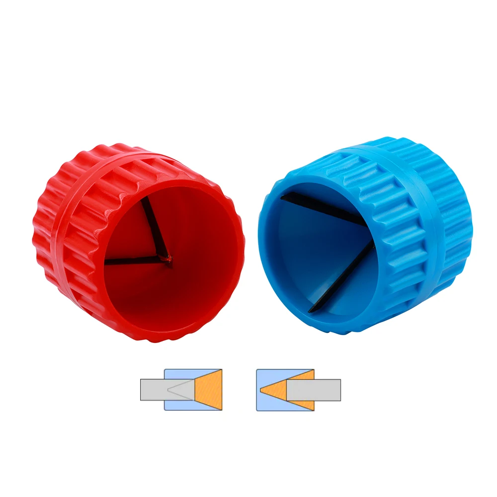 

Red Internal External Tube Metal Pipes Heavy Duty Deburring Tool Tubing Chamfer Tool for PVC PPR Copper Brass Aluminum Tubes