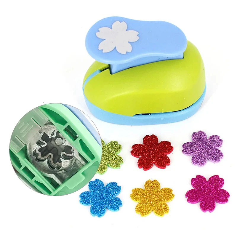 Color DIY Scrapbook Punches Sharper Embossing Punches Handmade Cutter Card Craft Flower Paper Punches Maker