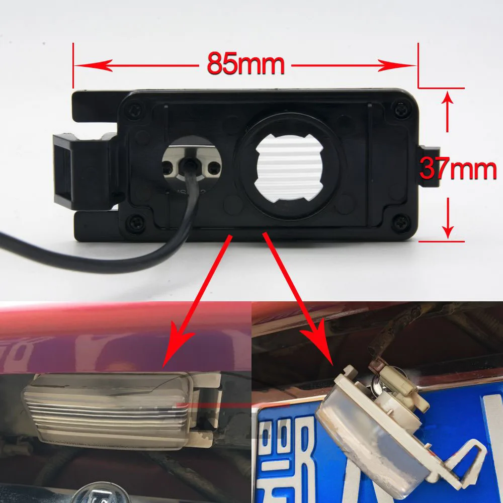 ZIQIAO for Nissan 350Z 370Z Versa GT-R Cube Livina Tiida Patrol Fairlady Pulsar Leaf HD Rear View Camera HS059