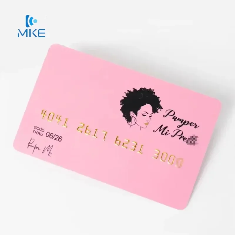 بطاقة هدايا أظافر منقوشة مخصصة لصالونات التجميل