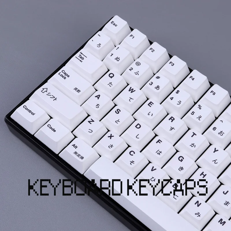 

135 Keys Minimalist White Theme PBT Keycaps Cherry Profile Keycaps for Mechanical Keyboard Personalization Sublimation Keycap