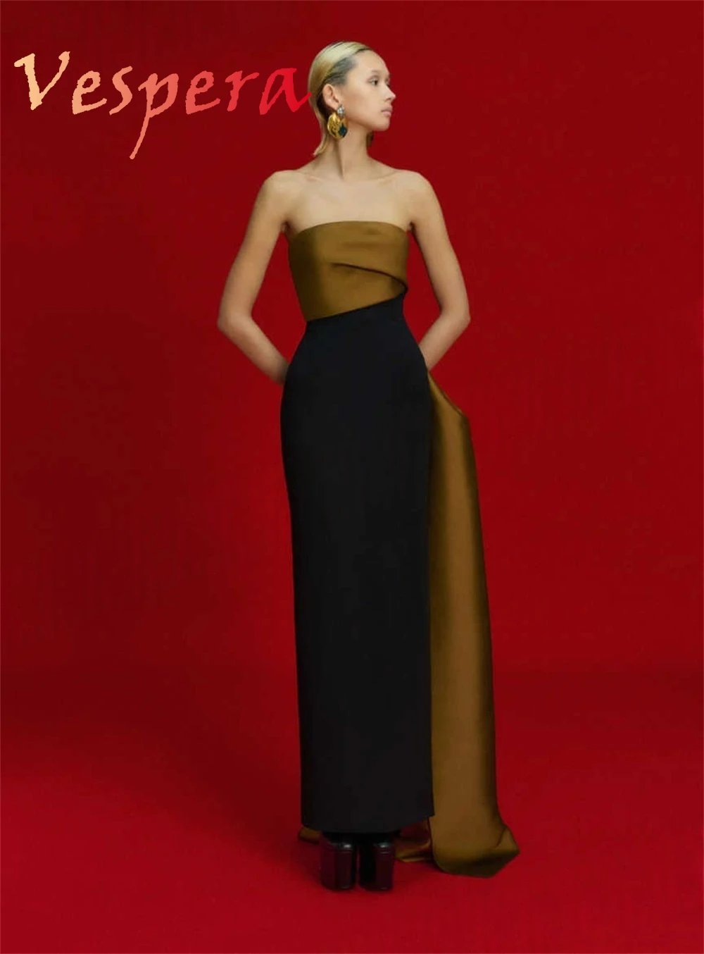 

Атласное вечернее платье высокого качества по индивидуальному заказу, современные платья без бретелек без рукавов для выпускного вечера, вечерние платья для особых случаев