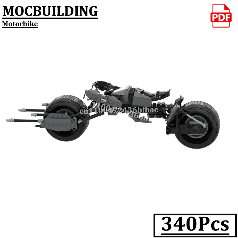 오토바이 블록 모델 MOCBUILDING 조립 브릭 건설 배트모빌 브릭 소년 장난감 선물