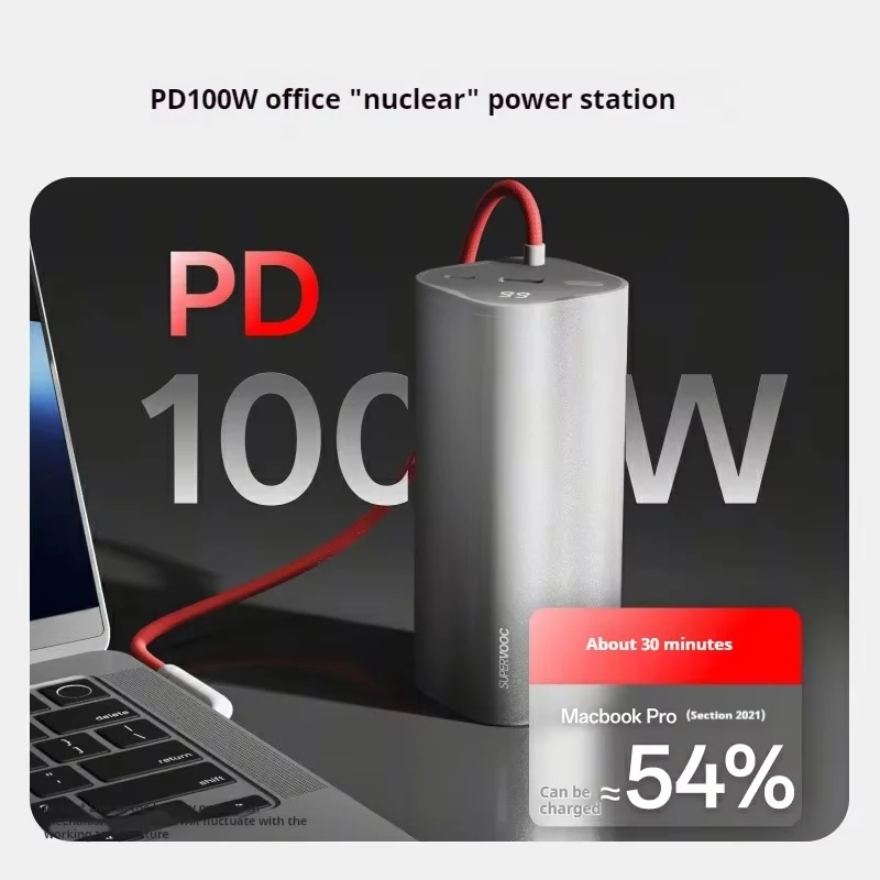 OnePlus SUPERVOOC 150W Power Bank 20000mAh Ad alta capacità Ricarica rapida Power Bank Cavi integrati Caricatore portatile Originale