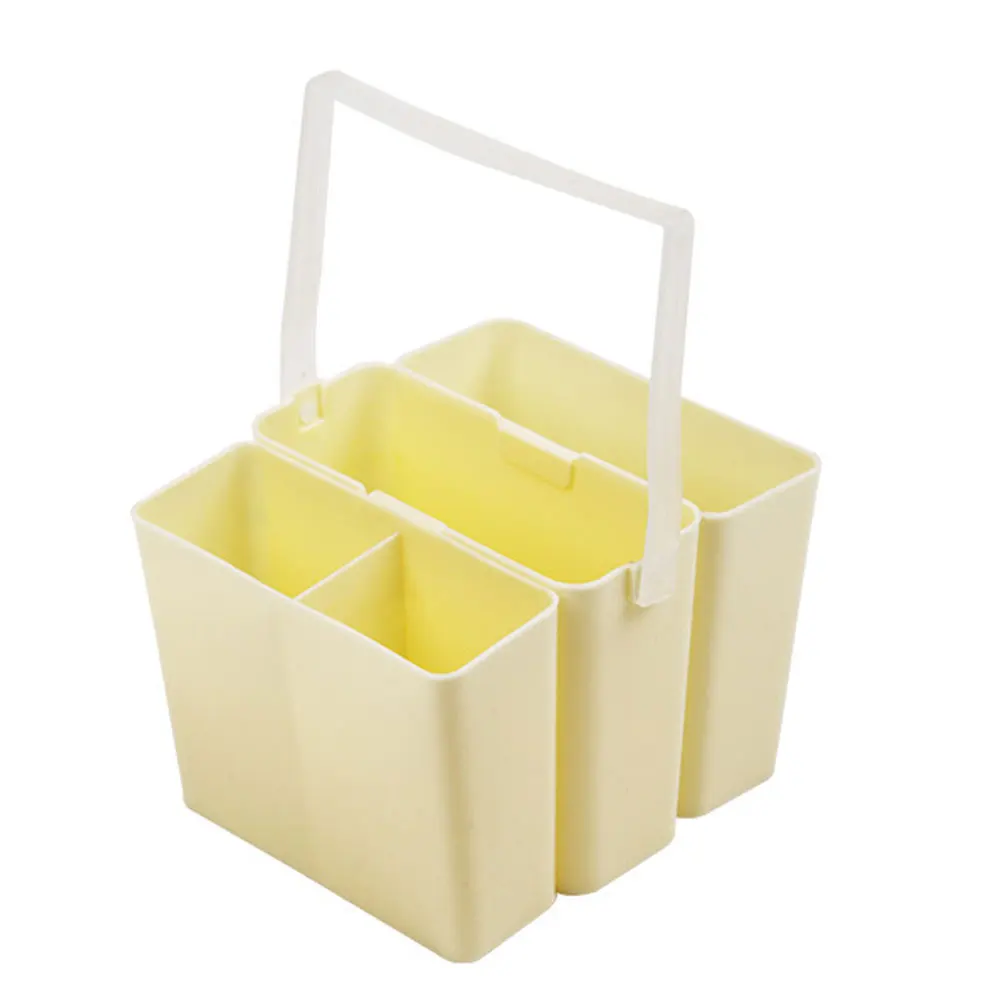 

Multifunctional Paint Brush Cleaner Detachable Plastic Bucket Artists Kids 3in1 Washing Tub Drainage Holes Space Saving Portable
