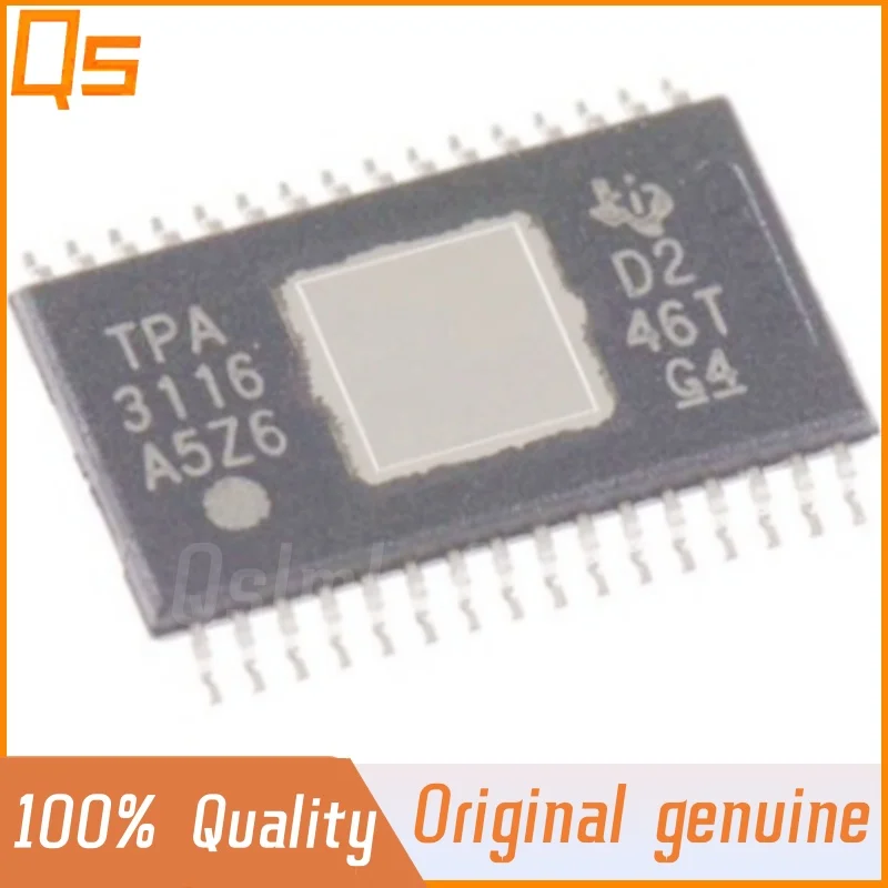 New Original TPA3116D2DADR TPA3116D2 HTSSOP-32 2-Channel Class D Audio Power Amplifier Chip