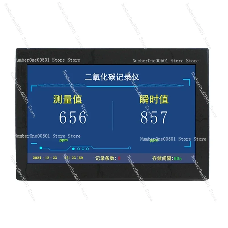 Infrared Carbon Dioxide Sensor Display CO2 Probe Large Range Gas Transmitter Recorder