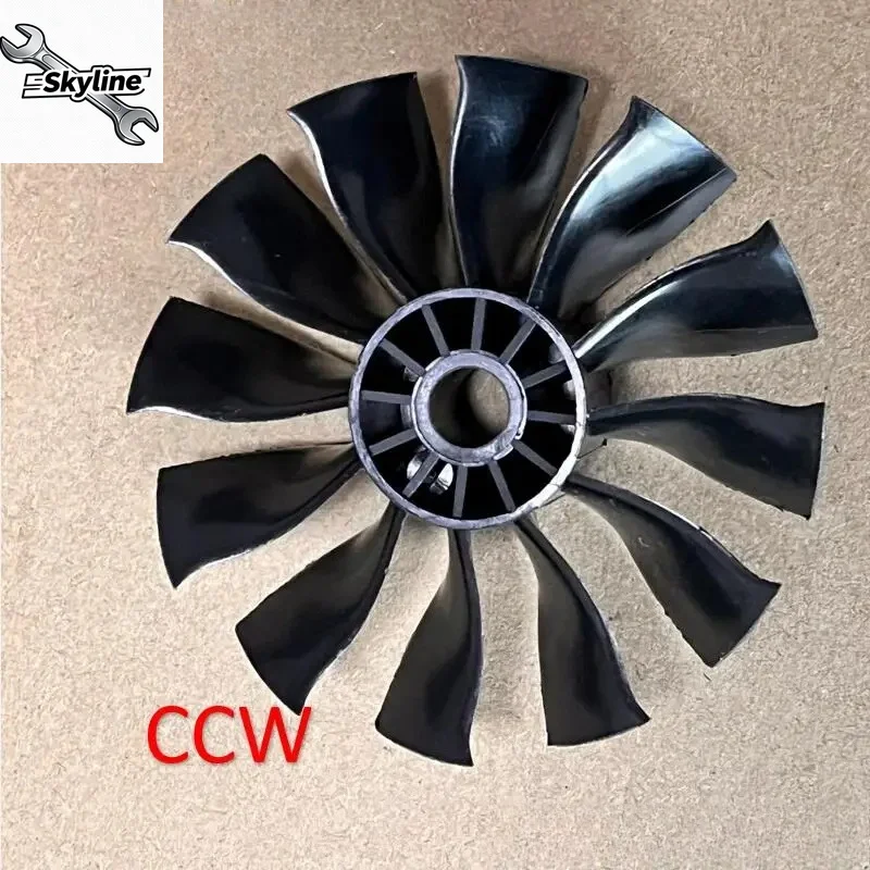 70mm Pro EDF Jet Part 12 Blades CCW Propeller CW Propeller for 70 EDF RC Airplane RC Model Plane Aircraft Part