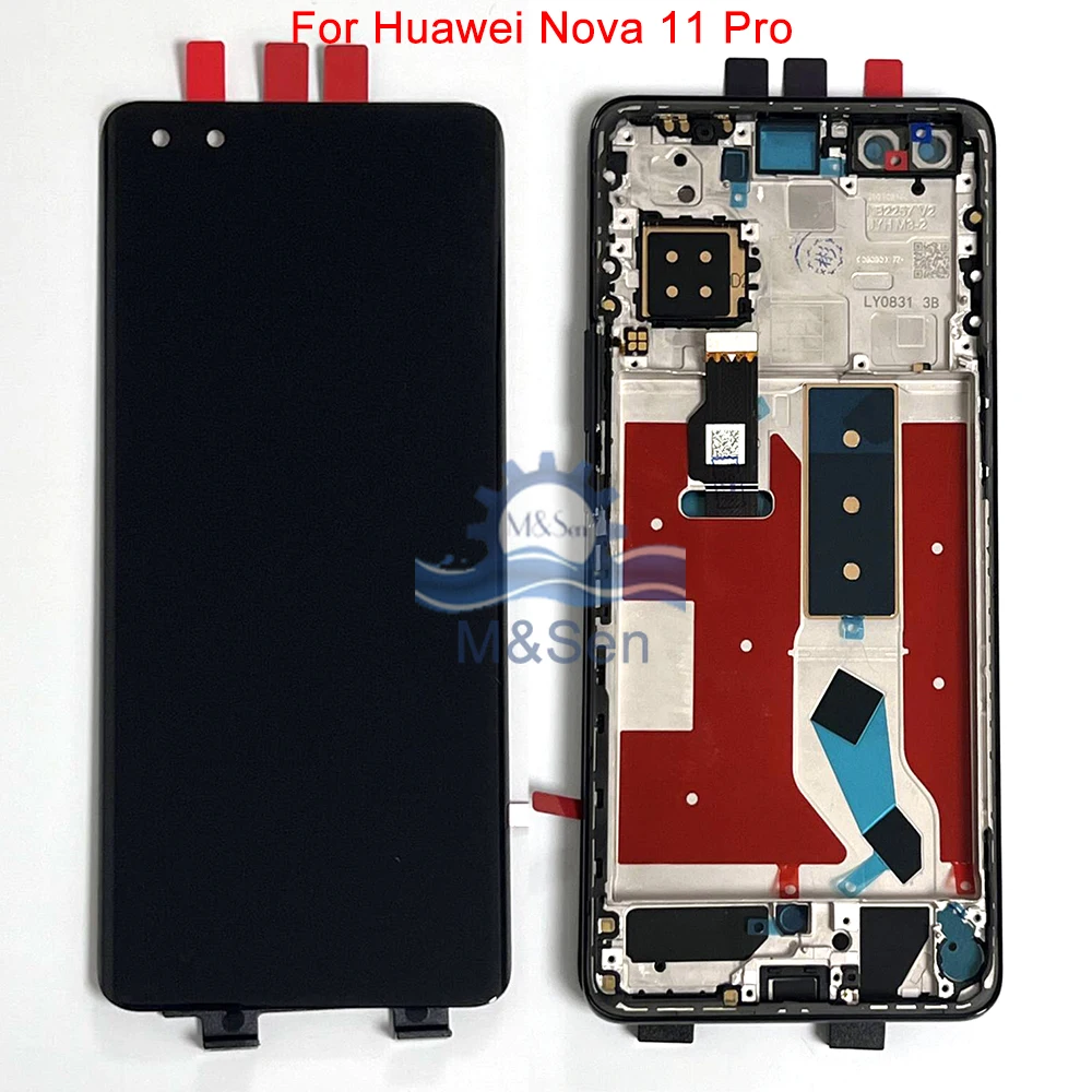 Imagem -05 - Tela de Exibição Oled para Huawei Nova 11 Toque Original Moldura Lcd Nova 11 Pro Goa-al00foa-lx9 Goa-al80 Goa-lx9 67