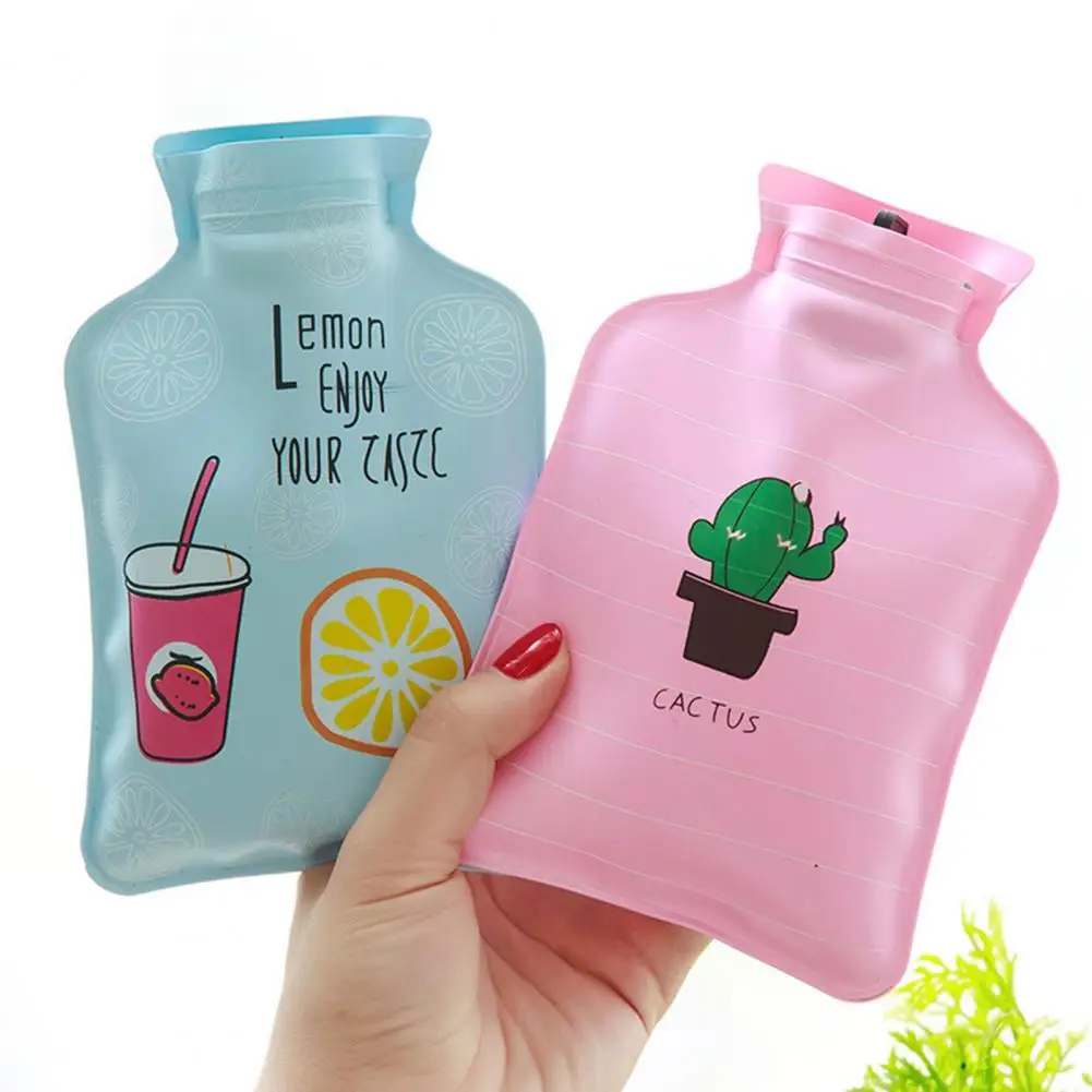 Hand Warmer Bag Cartoon Pictures Dispel Coldness Safe Students Rabbit Pattern Hot Water Bag Winter Warming Accessories