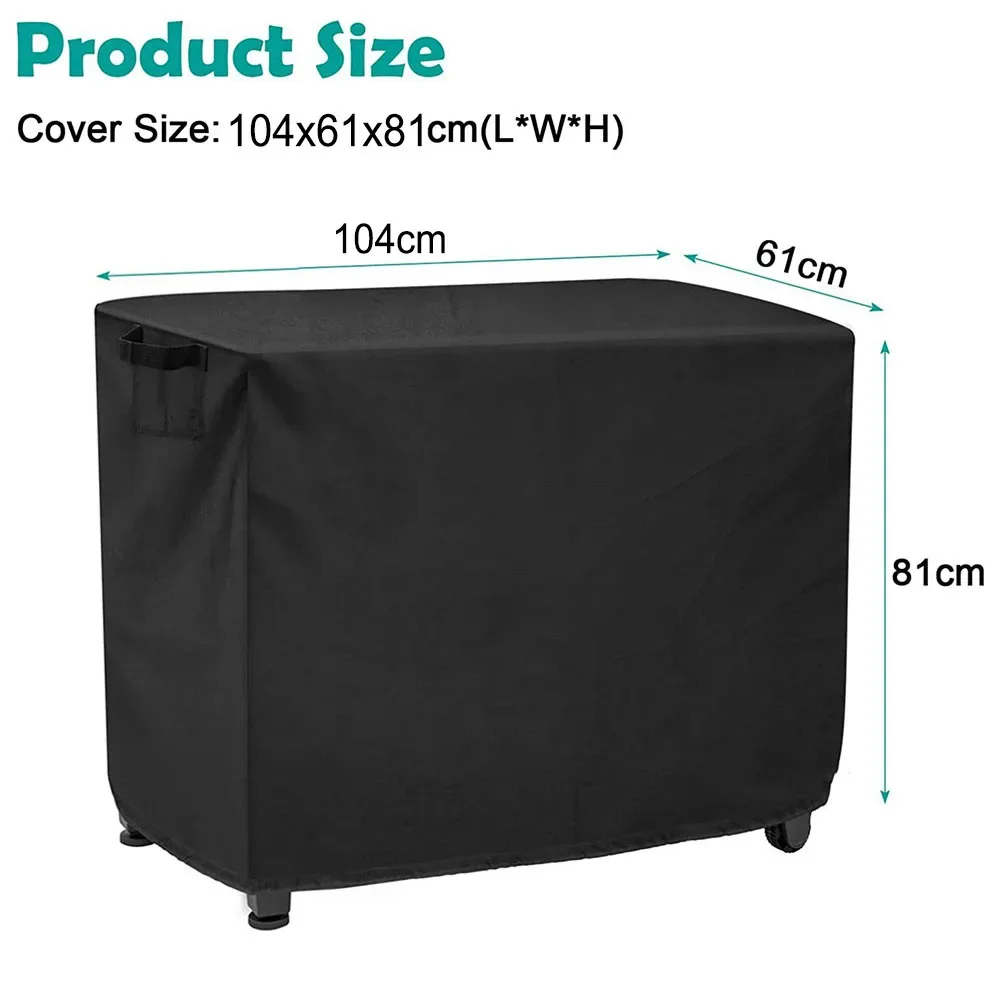 Waterproof Outdoor Prep Cart Cover Sturdy & UV Protected Adjustable Drawstring Suitable for Pizza Oven Stand Table