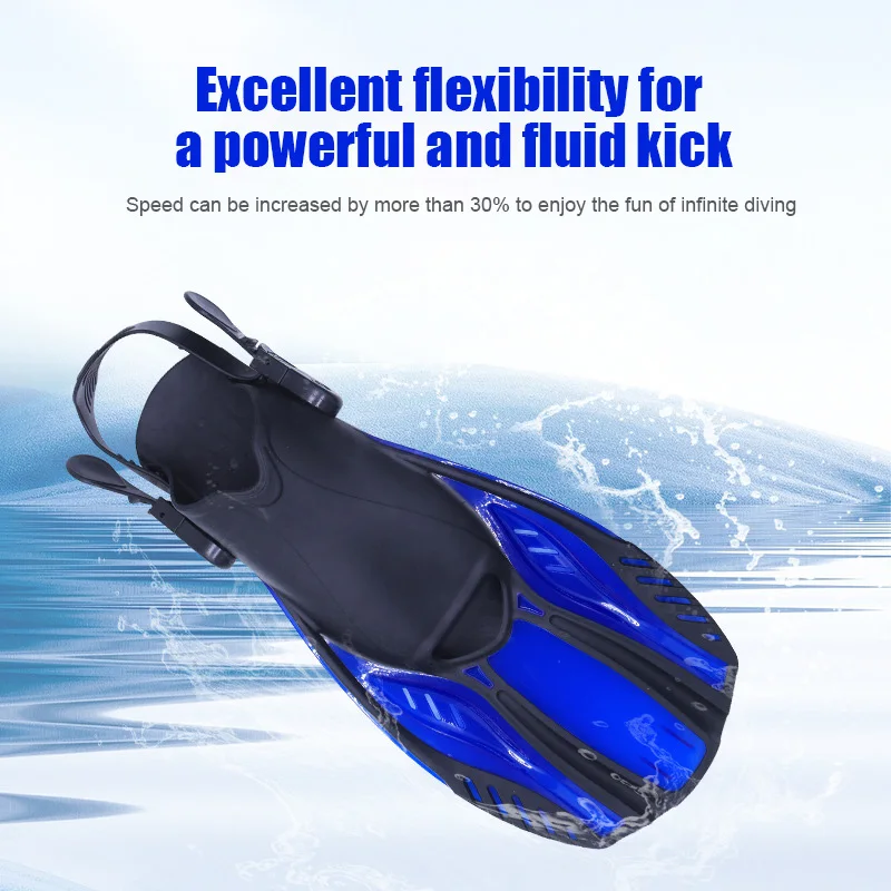زعانف غوص مجانية قابلة للتعديل، معدات غطس للسباحة والغطس للأطفال البالغين لكل من الرجال والنساء #2