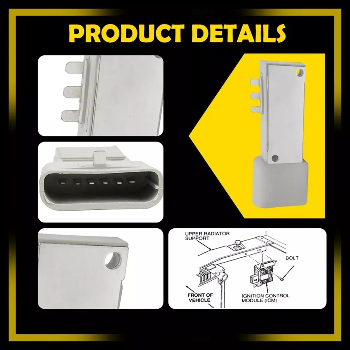 NCSMT Ignition Control Module for Ford Mustang Bronco Ranger E-150 E-250 Mercury Cougar FM425 E8FZ12A297A 5U2Z12A297A DY425