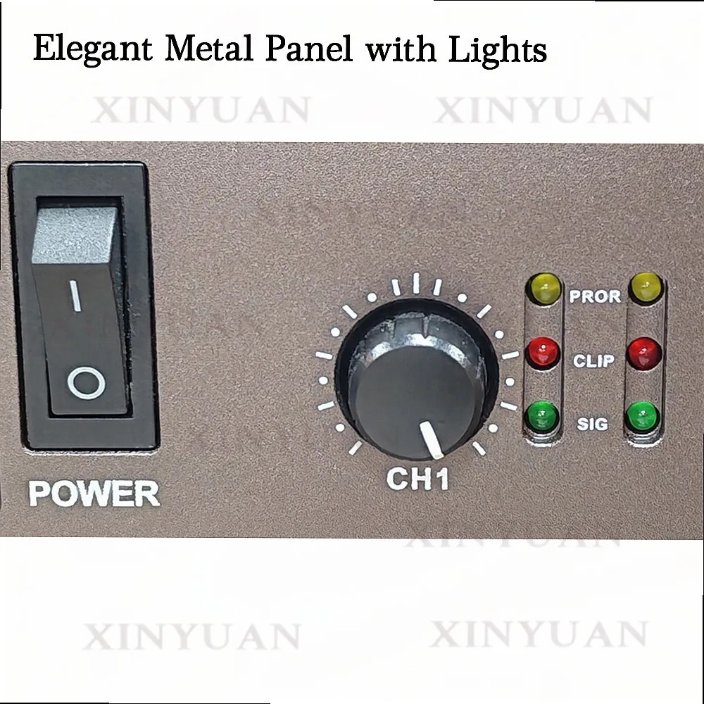 2-channel high-power audio amplifier for stage KTV bar