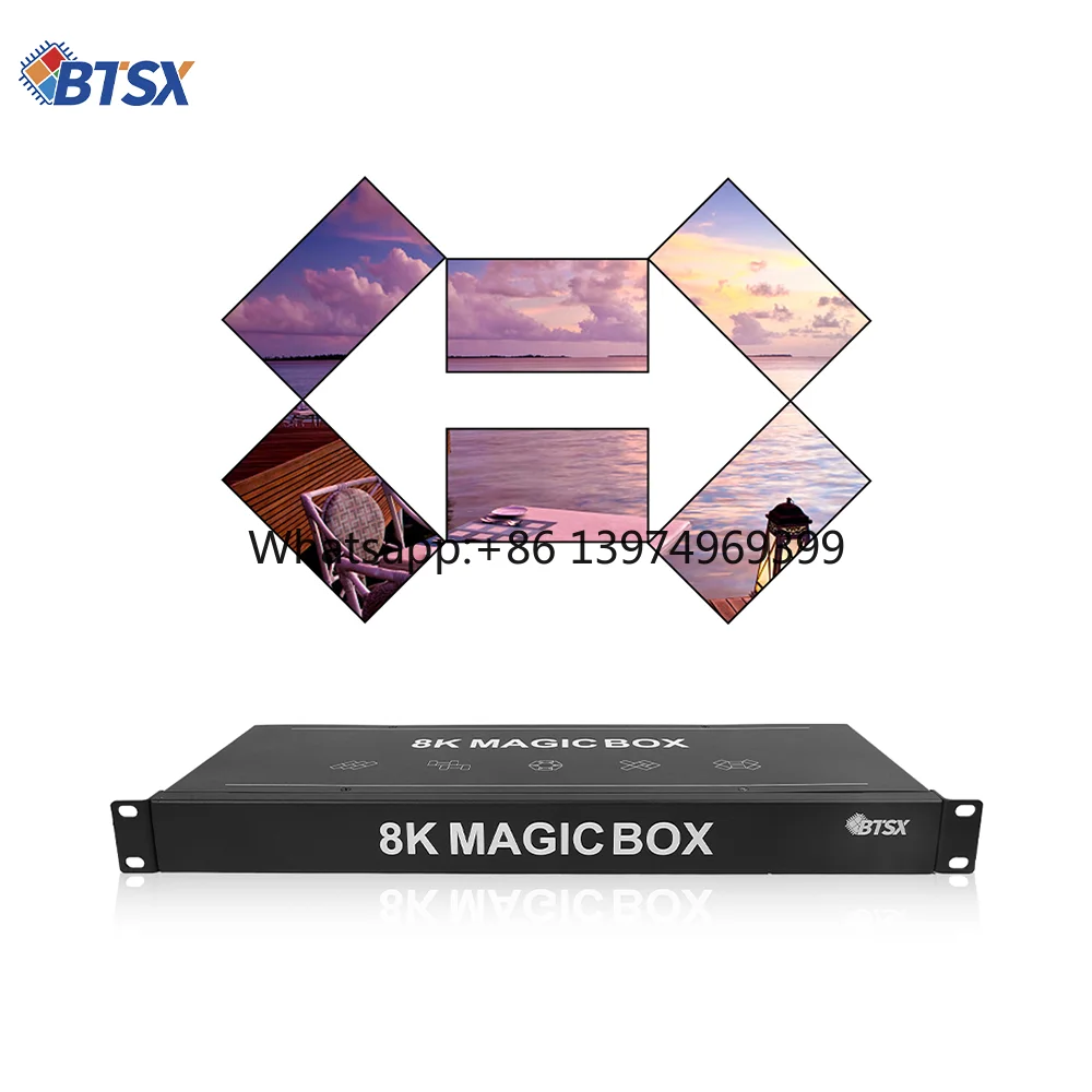 1x3 6-screen Special-shaped Splicing Equipment Commercial Display Any Angle Video Display Splicer Multi-screen Video Controller
