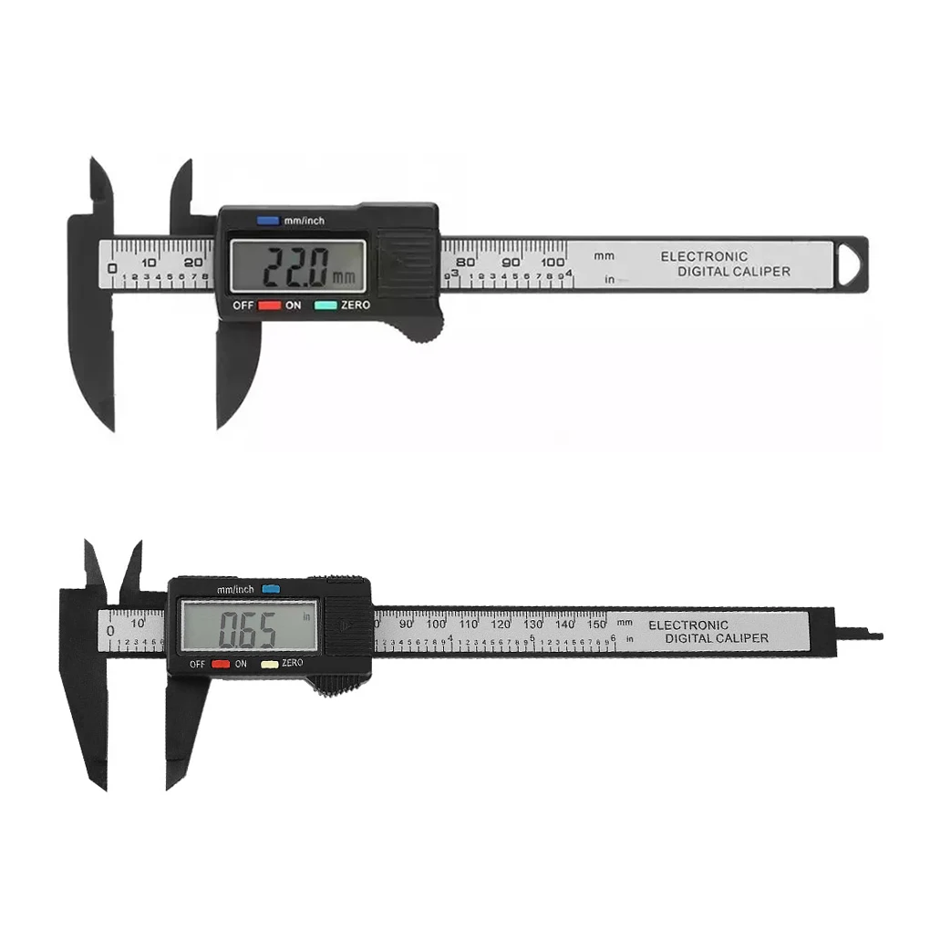 

Digital Caliper Metalworking Angle Meter Equipment Battery-operated Vernier Calipers Work Rulers Measuring Tool 0-100/0-150mm