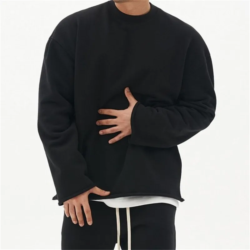 Spring Casual And Fashionable Men's Pullover, Sports And Fitness Training, Men's Running Sportswear, Men's Solid Color Top
