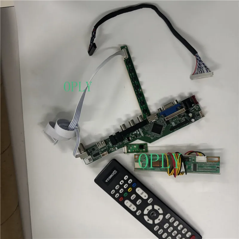 TV Controller board kit VGA USB HDMI-compatible RF for LTN141AT02 B141EW04 V4 B141EW04 screen monitor 14" 1280X800 LCD panel AV