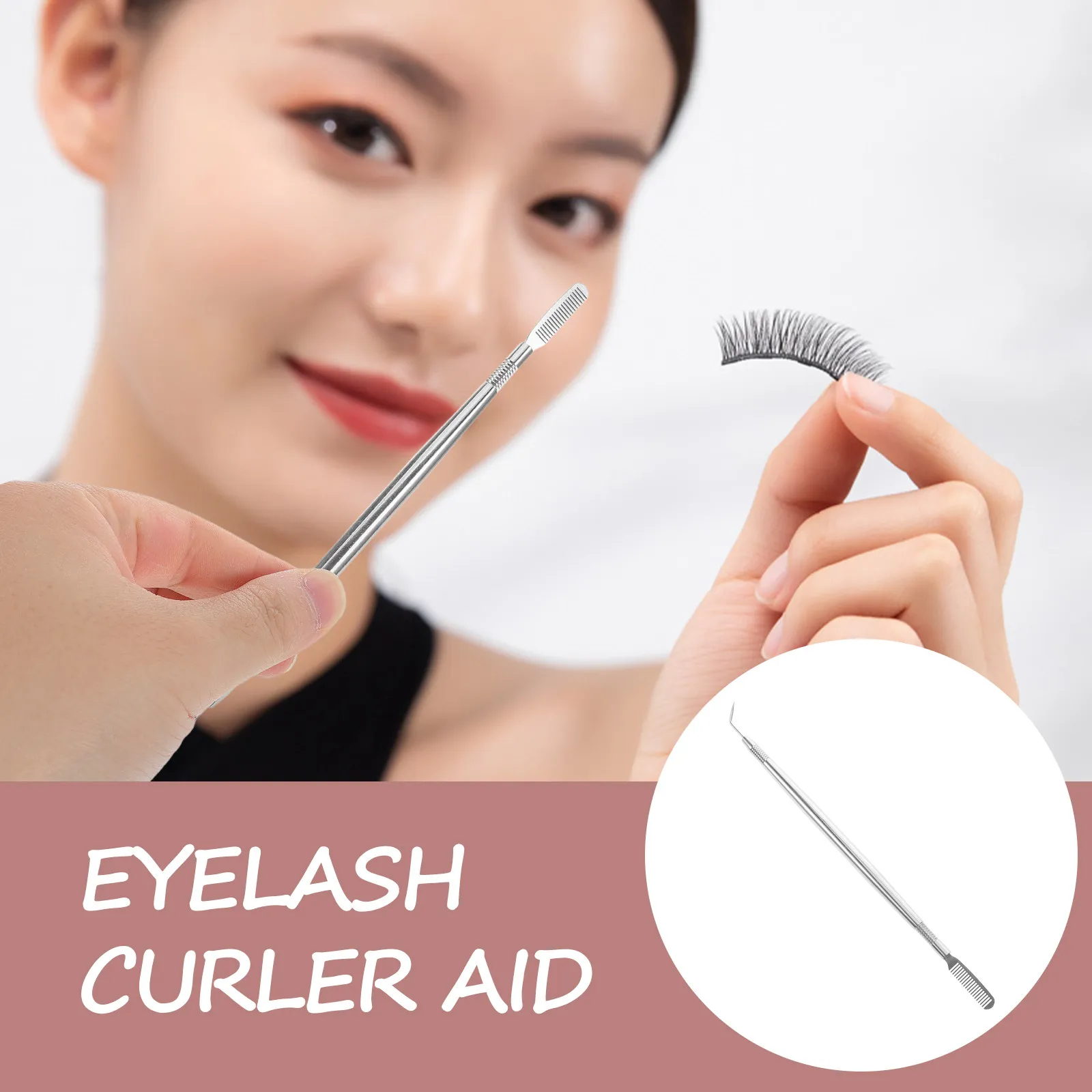 Lash Lift Tool Stainless Steel Eyelash Separator for Eyelash Lifting Curling Extensions Salon Supplies Travel Friendly Compact