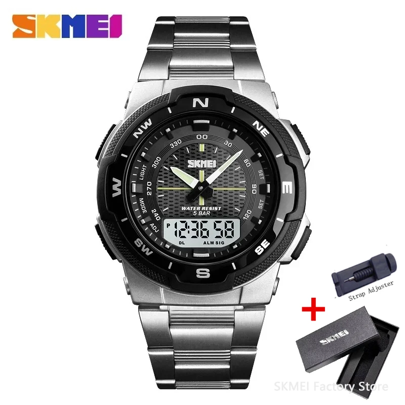 Men's Digital Countdown Sports Watch, Waterproof