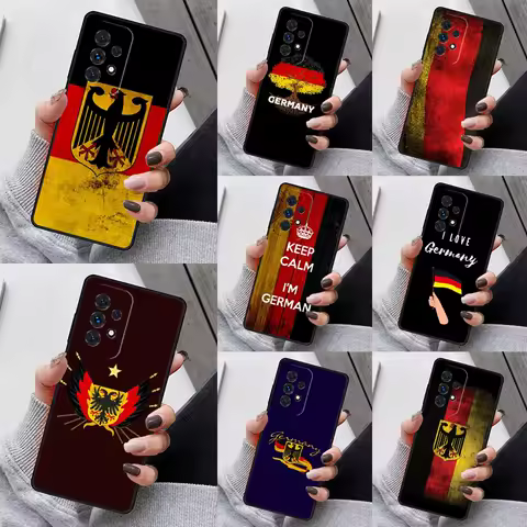 German Empire Flag Phone Case For Samsung Galaxy S25 S23 S30 S8 S21 S20 FE S24 S22 Note 10 20 Plus lite Ultra
