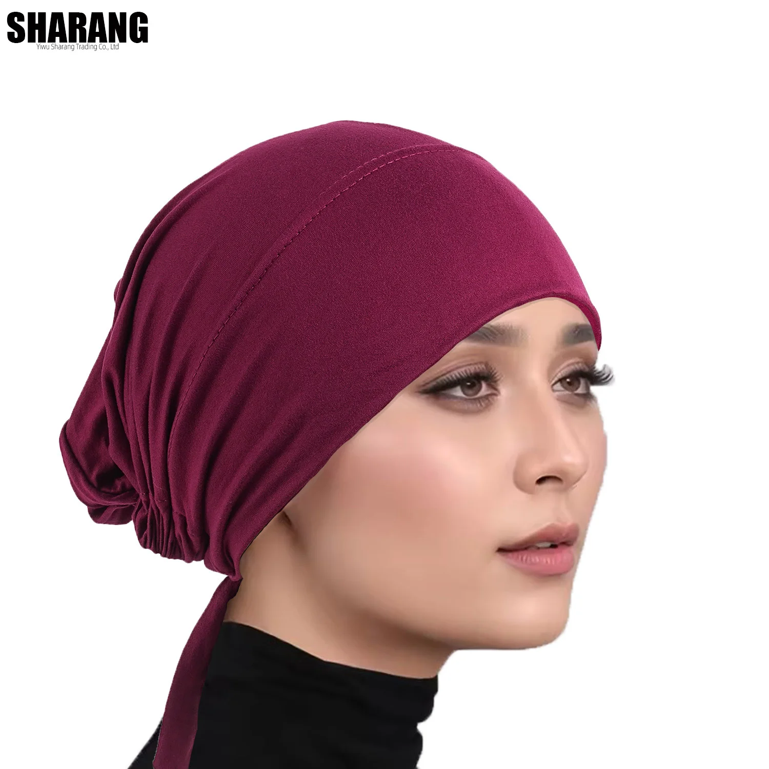 

Adjustable Inner Caps Solid Color Elastic Cap Modal Hijab Muslim Bonnet Underscarf Women Fashion Accessories