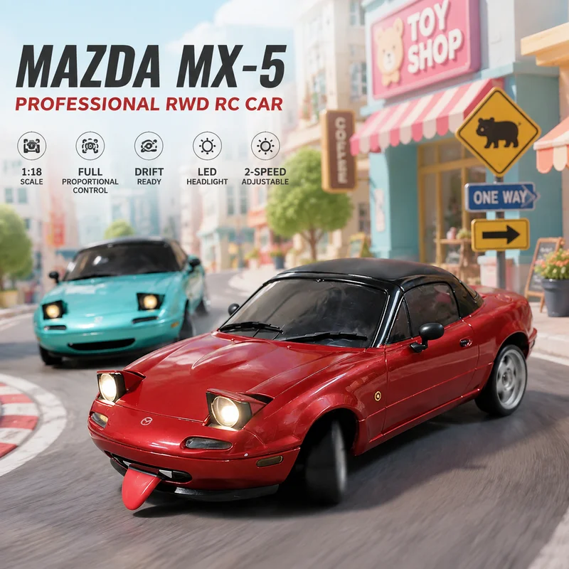 재고 있음 1/18 마쓰다 MX-5 미아타 RC 드리프 - Rc Hobby Grade Drift Car 리뷰 및 가격