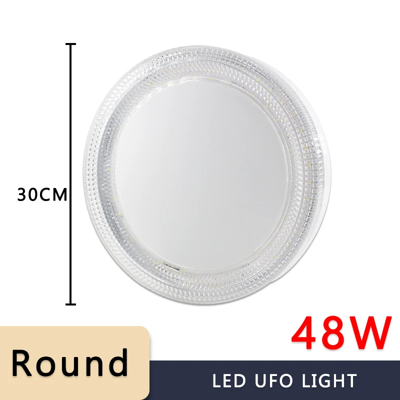 

48W LED COLD WHITESquare circular indoor ceiling light high brightness indoor bedroom ceiling light Easy installation