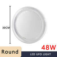 48W LED COLD WHITESquare circular indoor ceiling light high brightness indoor bedroom ceiling light Easy installation