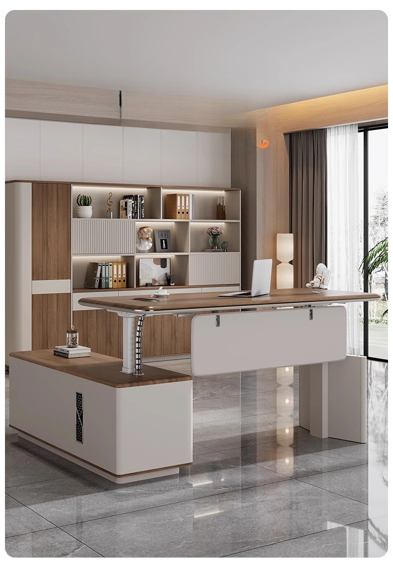 

Индивидуальный электрический подъемный стол для босса, офисный простой письменный компьютерный стол, президентский кабинет