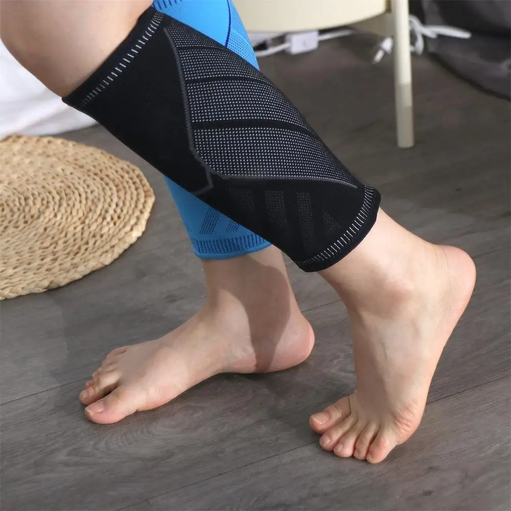 Sports Protector Sports Safety Varicose Vein Shin Splint Compression Calf Sleeve Cycling Leg Warmers Legs Support Leg Sleeve