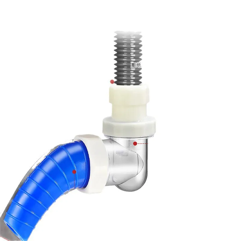 5 Degree Wall Row Cut Flat Pipe Deodorant Plug Sink Sewer Sealing Ring Deodorant and Anti-overflow