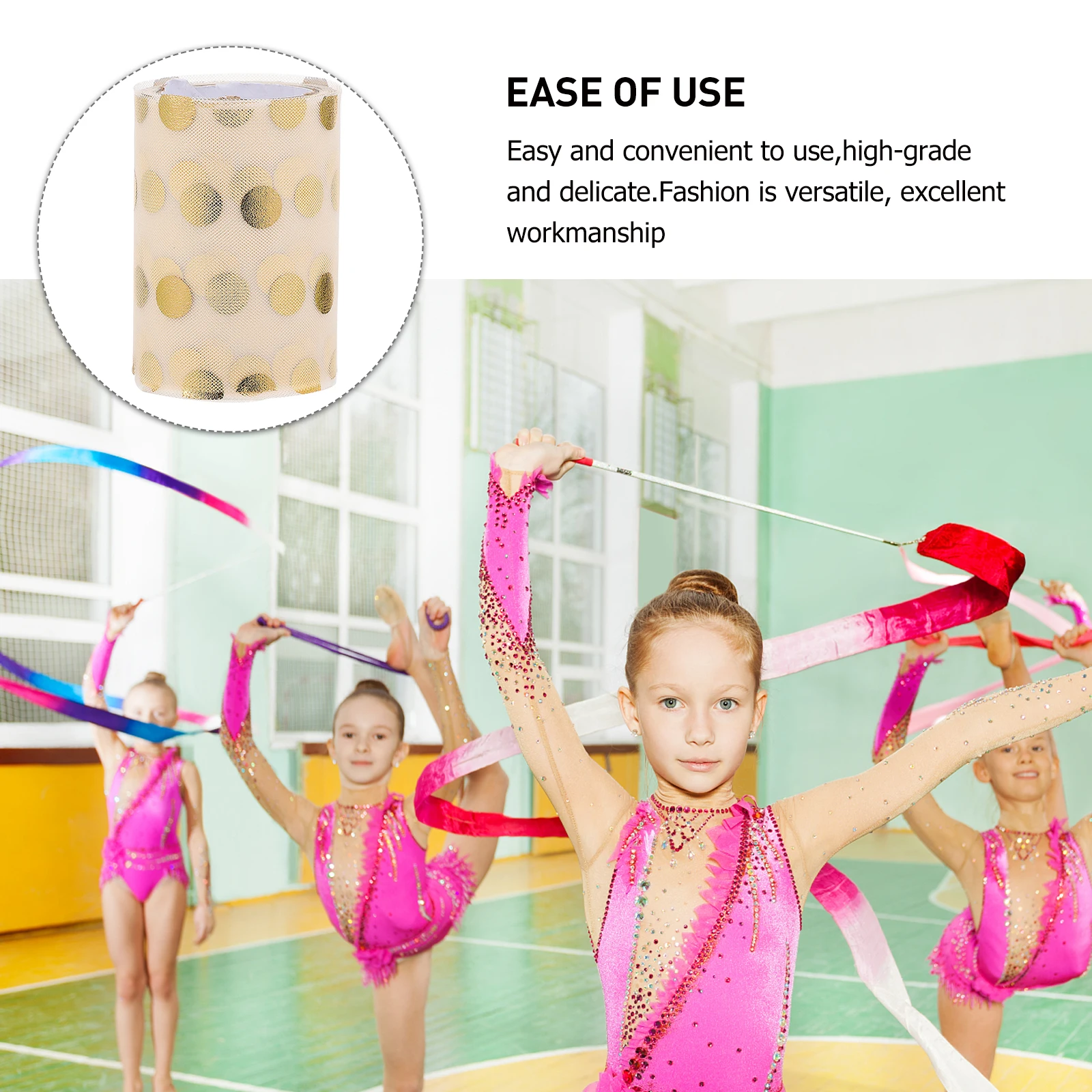 

Ribbon Decorative Hair Clips Mesh Invitation DIY Kid Girl Headdress Material Sewing Craft Project Accessory