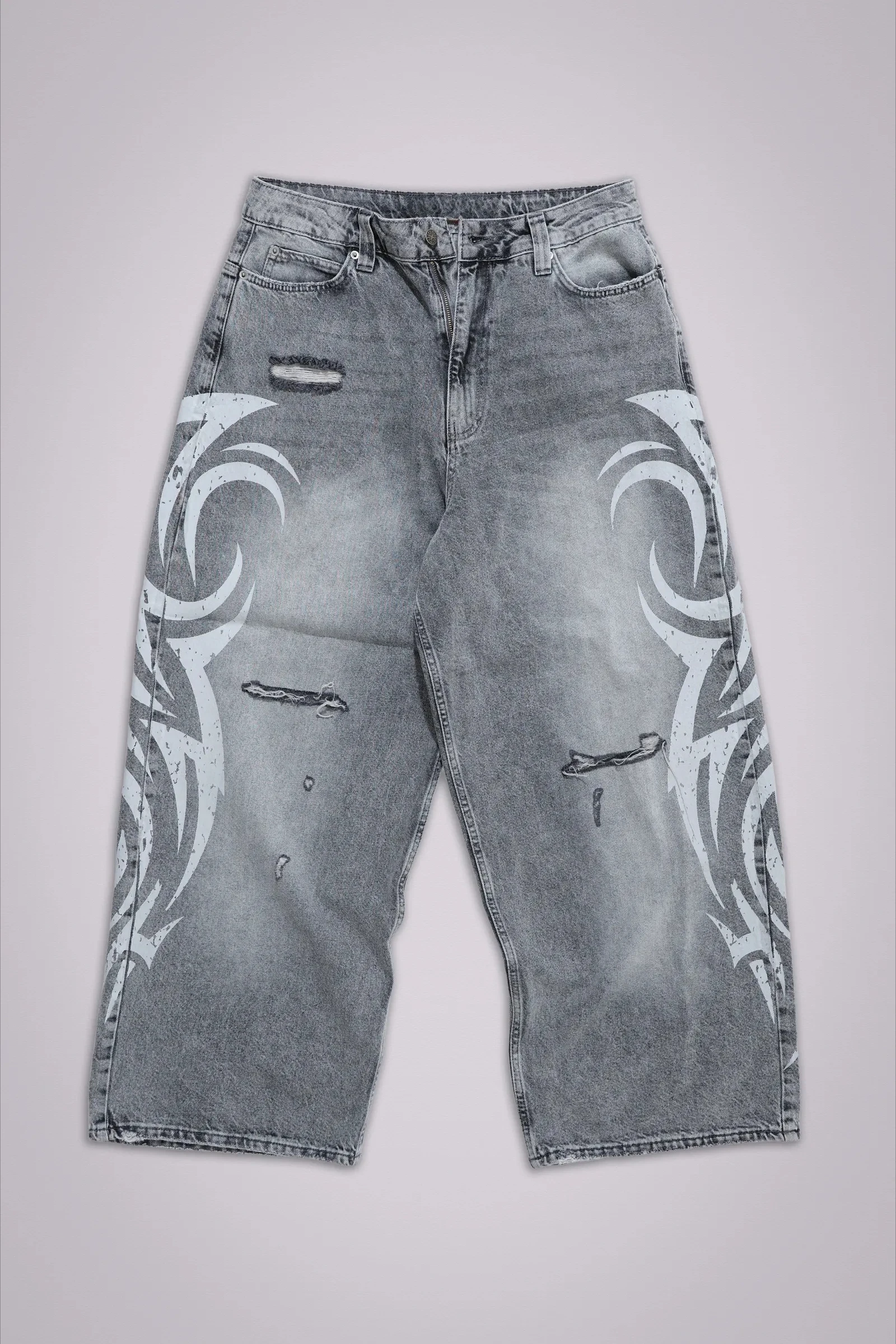 Celana Jeans Baggy Motif Totem - Men'S Shoes For Jeans ulasan dan harga