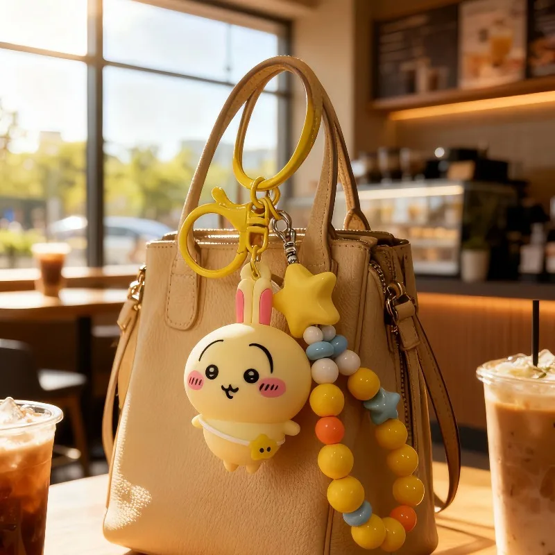 Cartoon Kawaii Doll Pendent Ornament Key Rings Mini Beautiful Appearance Fine Workmanship Bag Ornaments Fashion Match Chiikawa