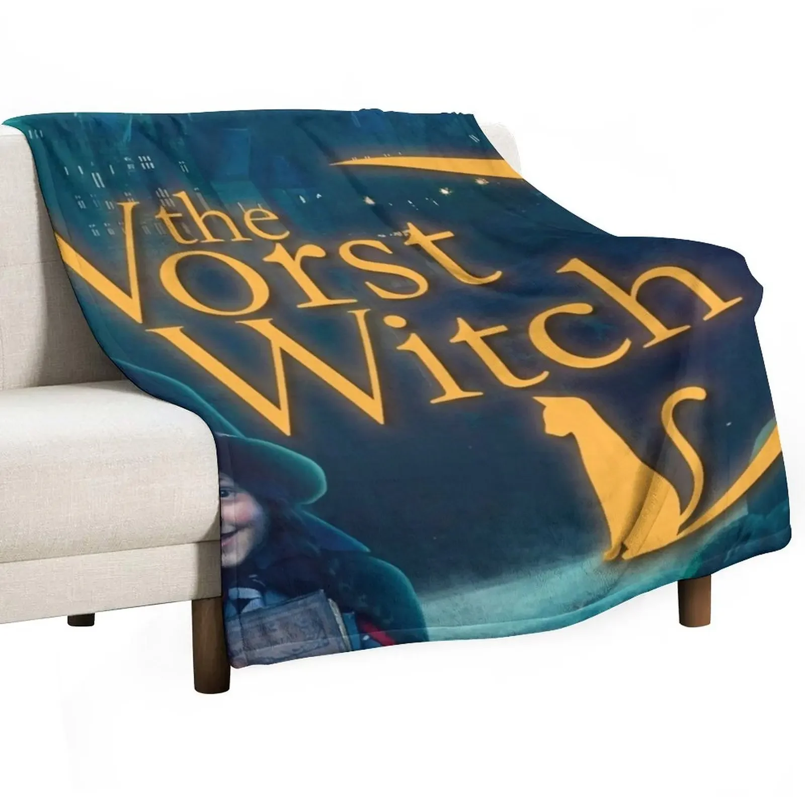 

The Worst Witch Throw Blanket Custom Hair For Baby warm for winter Blankets