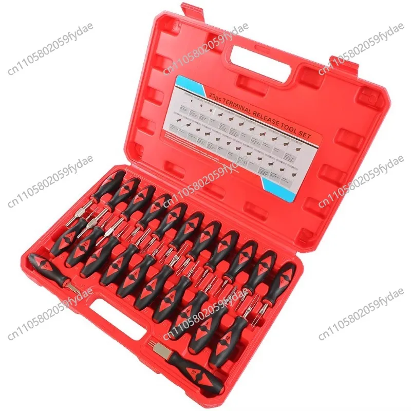 23 Teile/satz Universal Automotive Terminal Release Removal Remover Tool Kit Auto Elektrische Verdrahtung Crimp Stecker Pin Extractor Kit