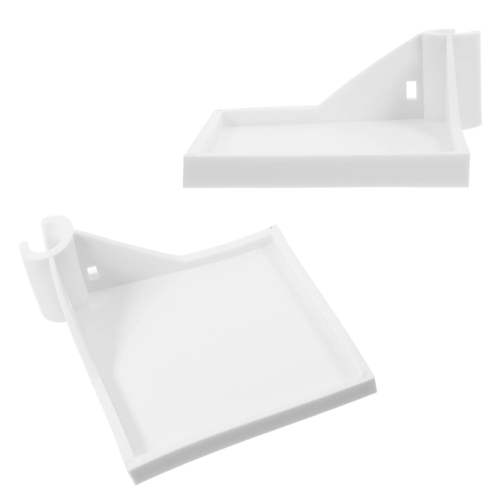 

2Pcs Durable Plastic Corner Rack Grow Tent Shelf Lightweight Easy Installation Space Saving Compact Plant Growth Tent Bracket