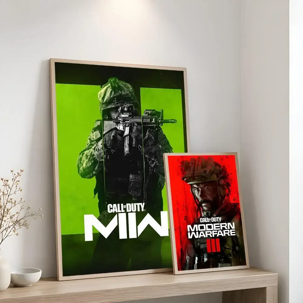 C-Call Of D-Duty Game Anime Poster Home Artwork For Living Room Bedroom Office Dorm Apartment Gift