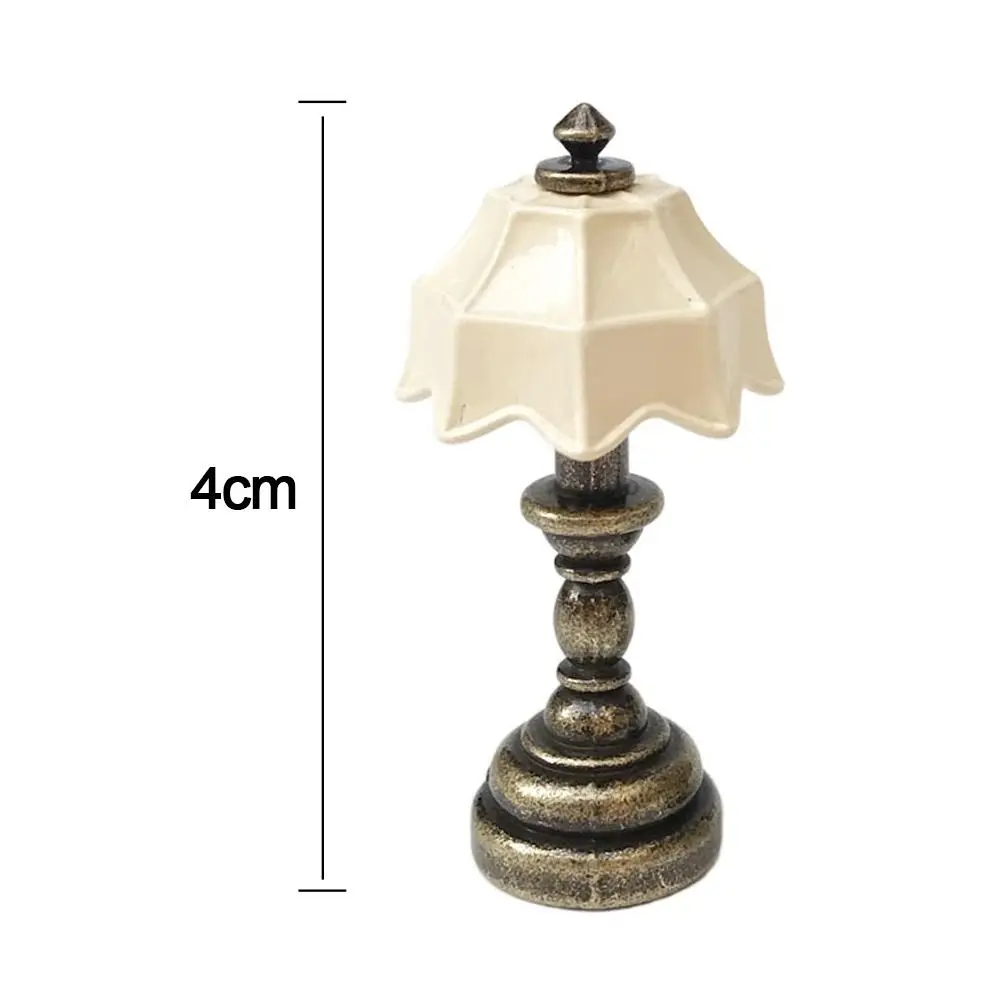 Accessories 1:12 Dollhouse  House Decor Miniature Floor Lamp  Retro Lamp Crystal Wall Light Lamp Model view 6