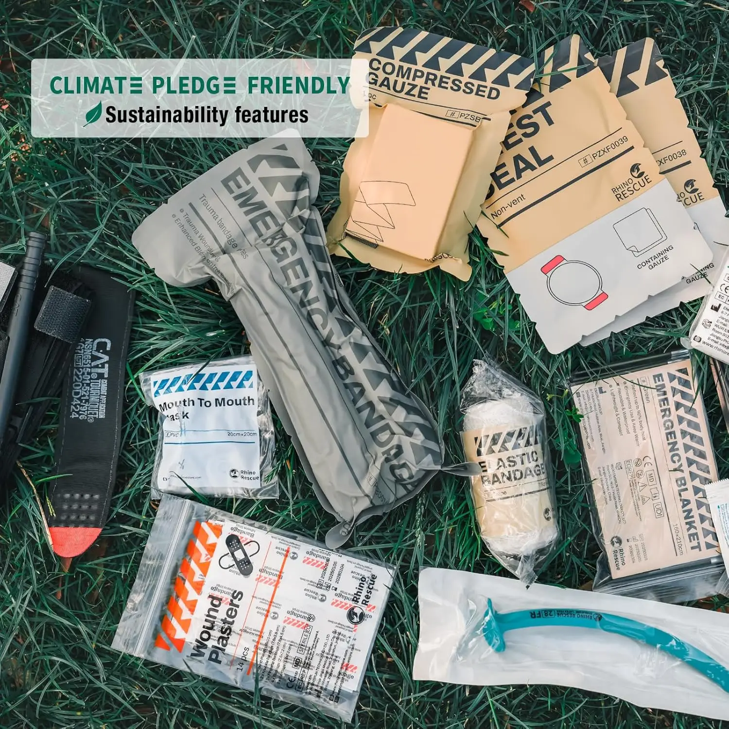 مجموعة الإسعافات الأولية التكتيكية مع عاصبة C-A-T، وحقيبة مولي للجيش والقتال والسيارة والتخييم والسفر والمشي لمسافات طويلة #6