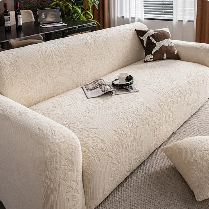 Solid Color Sofa Covers for Living Room Elastic Sofa Cover L Shaped Corner Couch Cover Slipcover Chair Protector 1/2/3/4 Seater