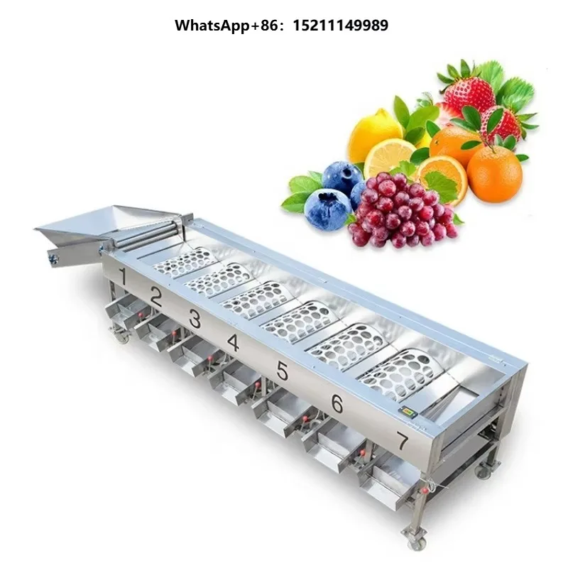 Automatic Fruit Grading Machine 6 Grades Vegetable Weight Sorting Equipment  by SEA Shipping